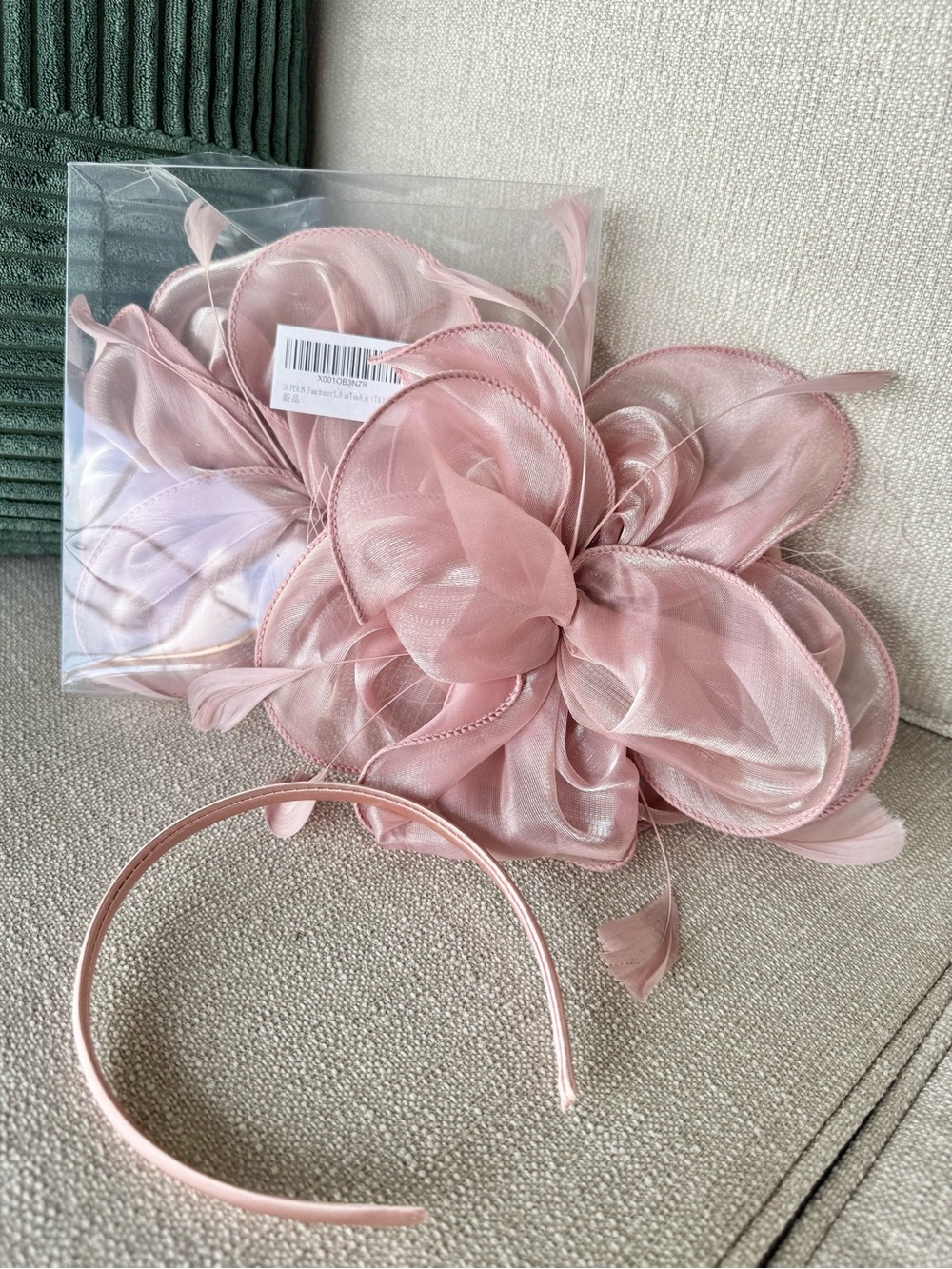 SAFERIN | Pink Fascinator Hats Tea Party Derby Wedding Lot of 2 NEW